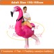 Adult Riding Pink Ostrich Inflatable Mascot Costume Adult Riding Pink Ostrich Inflatable Mascot Costume