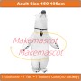 Looking Up Inflatable Polar Bear Mascot Costume