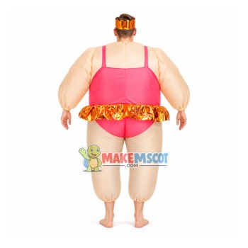 Female Sumo Wrestler Inflatable Mascot Costume
