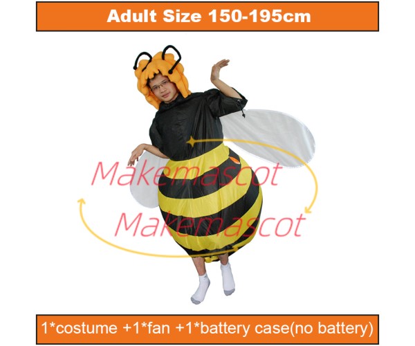 Flying Large Bee Inflatable Mascot Costume Flying Large Bee Inflatable Mascot Costume