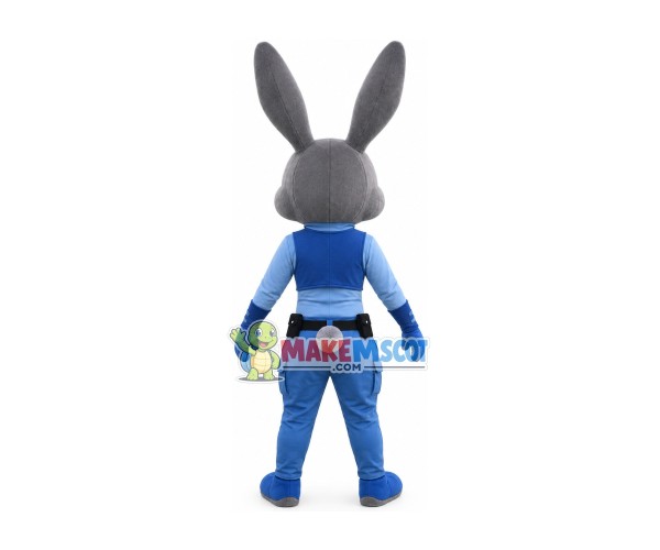 Police Officer Rabbit Judy Mascot Cartoon Costume