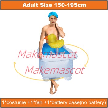 Bathtub Full of Water Inflatable Mascot Costume Bathtub Full of Water Inflatable Mascot Costume