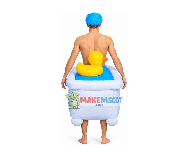 Bathtub Full of Water Inflatable Mascot Costume Bathtub Full of Water Inflatable Mascot Costume