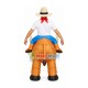 Riding Spanish Bull Inflatable Mascot Costume Riding Spanish Bull Inflatable Mascot Costume