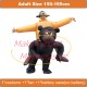 Riding Wild Chimpanzee Mascot Costume Inflatable Riding Wild Chimpanzee Mascot Costume Inflatable