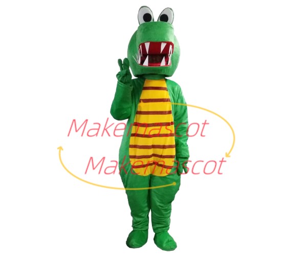 Fierce Sharp Teeth Crocodile Mascot Costume Fierce Sharp Teeth Crocodile Mascot Costume