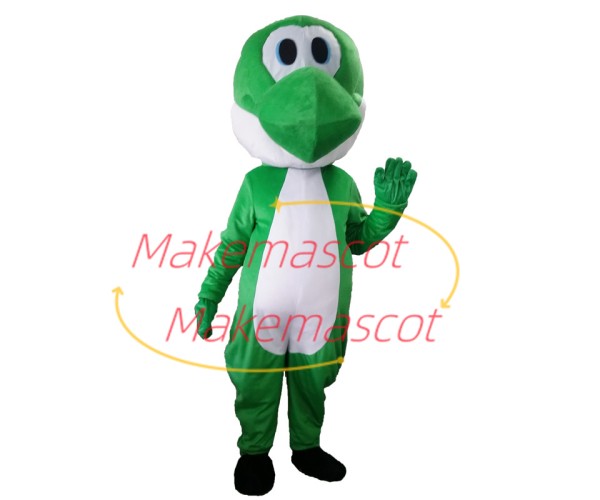 Navie The Green Baby Dinosaur Mascot Costume Navie The Green Baby Dinosaur Mascot Costume