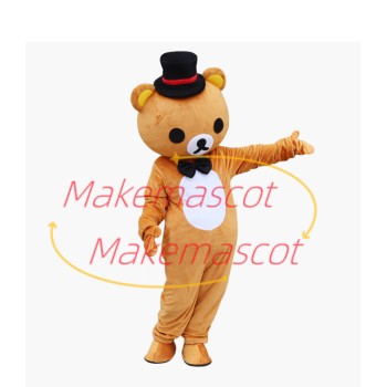 Rilakkuma With Top Hat Mascot Costume for Adult