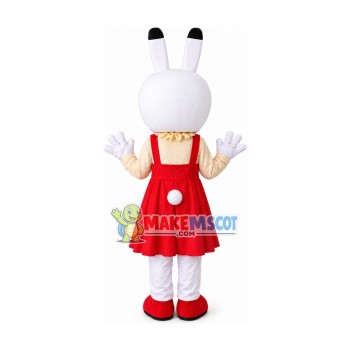 Relaxed the Beach Bunny Mascot Costume Relaxed the Beach Bunny Mascot Costume