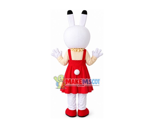 Relaxed the Beach Bunny Mascot Costume Relaxed the Beach Bunny Mascot Costume