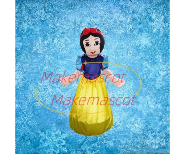 Kindhearted Snow White Cartoon Mascot Costume Kindhearted Snow White Cartoon Mascot Costume