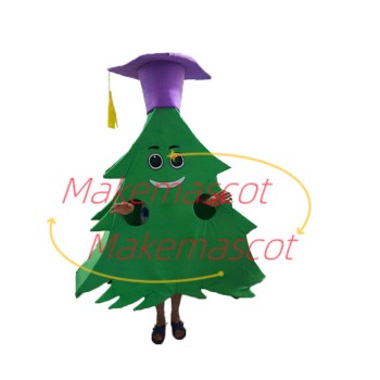 Christmas Doctor Pine Tree Mascot Costume