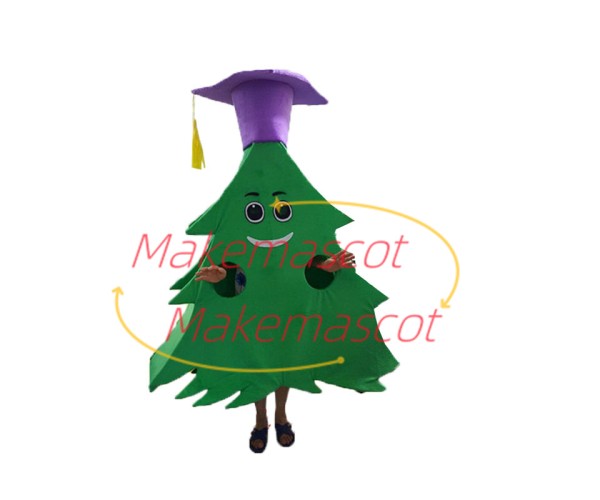 Christmas Doctor Pine Tree Mascot Costume