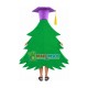 Christmas Doctor Pine Tree Mascot Costume Christmas Doctor Pine Tree Mascot Costume
