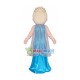 Snow Queen Elsa Wearing Cloak Mascot Costume Snow Queen Elsa Wearing Cloak Mascot Costume