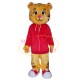 Little Tiger In Sports Hoodie Mascot Costume Little Tiger In Sports Hoodie Mascot Costume