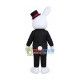 Gentleman Rabbit In Formal Wear Mascot Costume Gentleman Rabbit In Formal Wear Mascot Costume