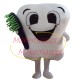 Adult Tooth Holding Black Brush Mascot Costume Adult Tooth Holding Black Brush Mascot Costume