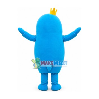 Standing Style Diving Crown Dolphin Mascot Costume Standing Style Diving Crown Dolphin Mascot Costume