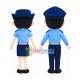 Kind Commanding Traffic Police Mascot Costume Kind Commanding Traffic Police Mascot Costume