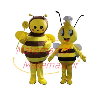 Agreeable The Lightweight Bee Mascot Costume Agreeable The Lightweight Bee Mascot Costume