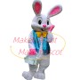Halloween Shy Bunny Carrying Basket Mascot Costume