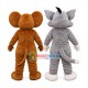 Fashion Cartoon Tom & Jerry Mascot Costume Fashion Cartoon Tom & Jerry Mascot Costume