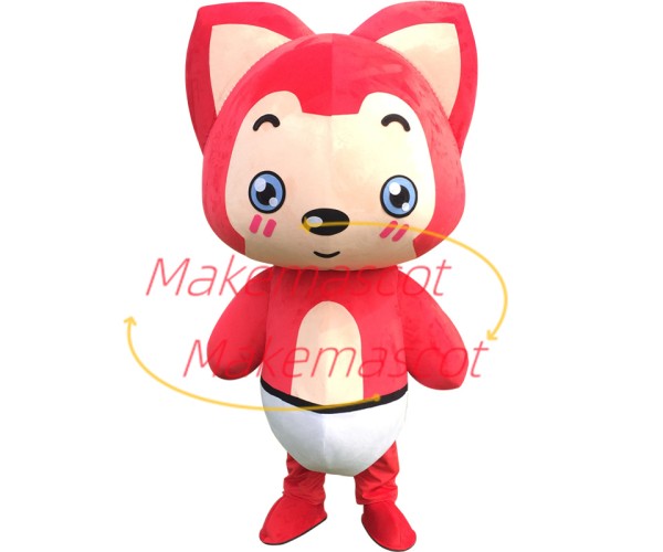 Cartoon Red Ali the Fox Mascot Costume Cartoon Red Ali the Fox Mascot Costume