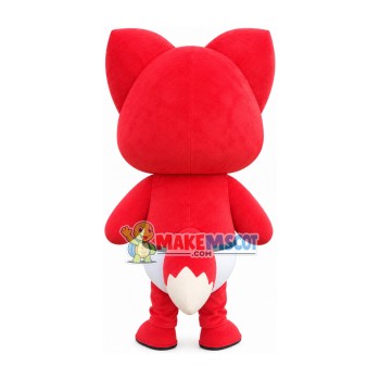 Cartoon Red Ali the Fox Mascot Costume Cartoon Red Ali the Fox Mascot Costume