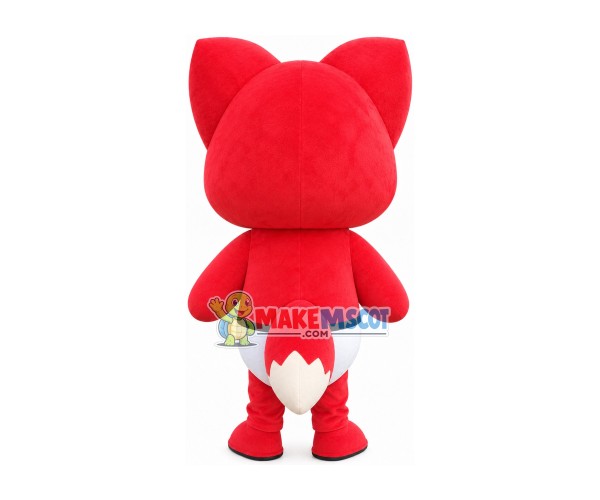 Cartoon Red Ali the Fox Mascot Costume Cartoon Red Ali the Fox Mascot Costume