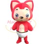 Cartoon Red Ali the Fox Mascot Costume
