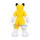 Yellow & White Long Fur Fox Dog Mascot Costume Yellow & White Long Fur Fox Dog Mascot Costume