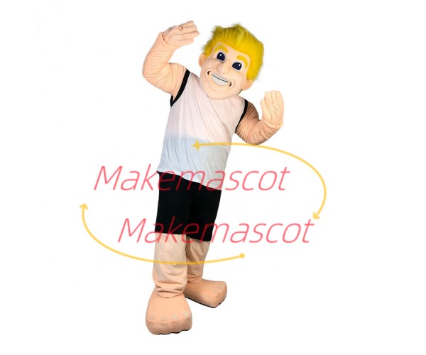 Strong Sports Foreign Man Mascot Costume Strong Sports Foreign Man Mascot Costume