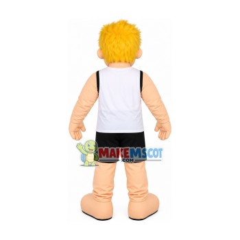 Strong Sports Foreign Man Mascot Costume
