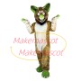 Scary Look The Brown Wild Wolf Mascot Costume