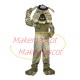 Crumpled Face The Powerful Bulldog Mascot Costume Crumpled Face The Powerful Bulldog Mascot Costume
