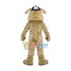Crumpled Face The Powerful Bulldog Mascot Costume Crumpled Face The Powerful Bulldog Mascot Costume