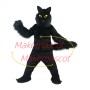 Catching Prey The Black Wolf Mascot Costume