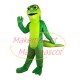 Green Lizard With Stout Tail Mascot Costume Green Lizard With Stout Tail Mascot Costume