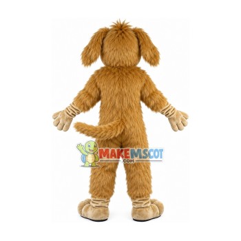 The Marked Brown Furry Dog Mascot Costume The Marked Brown Furry Dog Mascot Costume