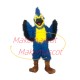 Adult Style Blue Long Wool Bird Mascot Costume Adult Style Blue Long Wool Bird Mascot Costume