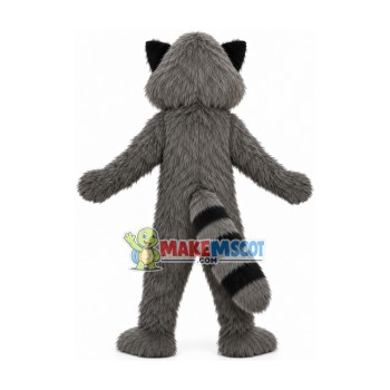 Cheerful Playing The Furry Raccoon Mascot Costume Cheerful Playing The Furry Raccoon Mascot Costume