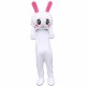 Star-eyed Crying White Bunny Mascot Costume Star-eyed Crying White Bunny Mascot Costume
