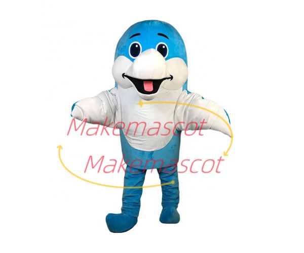 Walking Version of Cute Dolphin Mascot Costume Walking Version of Cute Dolphin Mascot Costume