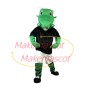 Stout The Energetic Green Dragon Mascot Costume