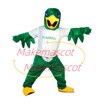 University Green Power Eagle Mascot Costume University Green Power Eagle Mascot Costume