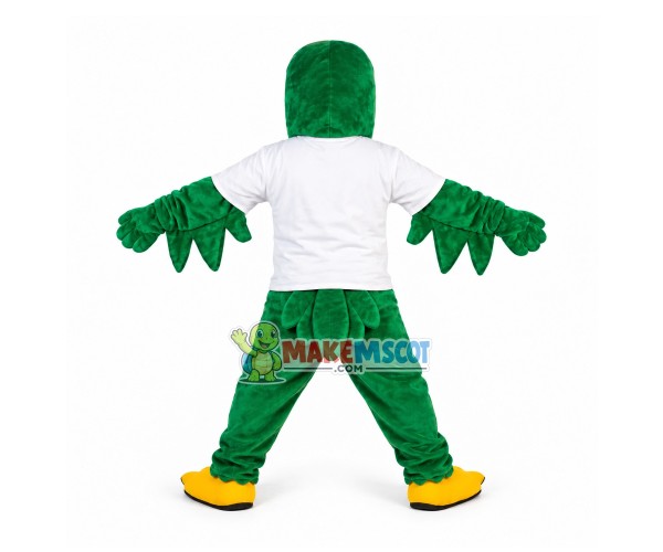 University Green Power Eagle Mascot Costume University Green Power Eagle Mascot Costume