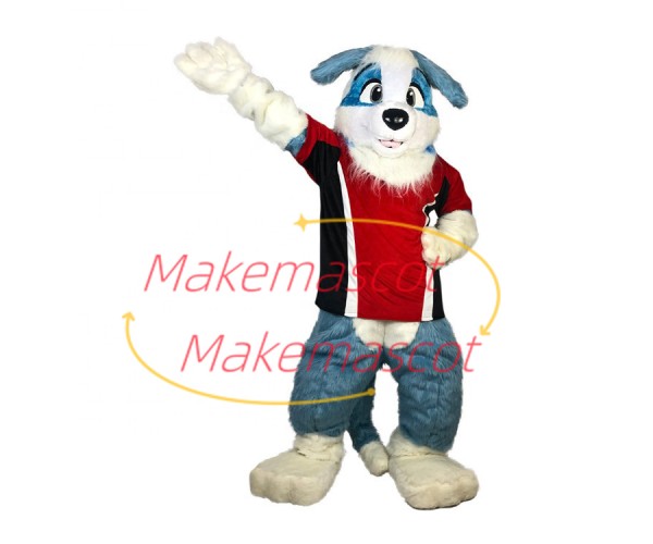 Player Dog Following the Rules Mascot Costume Player Dog Following the Rules Mascot Costume