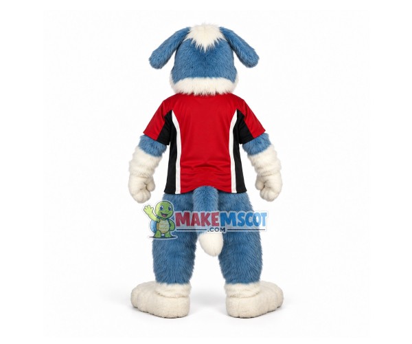 Player Dog Following the Rules Mascot Costume Player Dog Following the Rules Mascot Costume