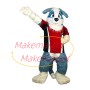 Player Dog Following the Rules Mascot Costume